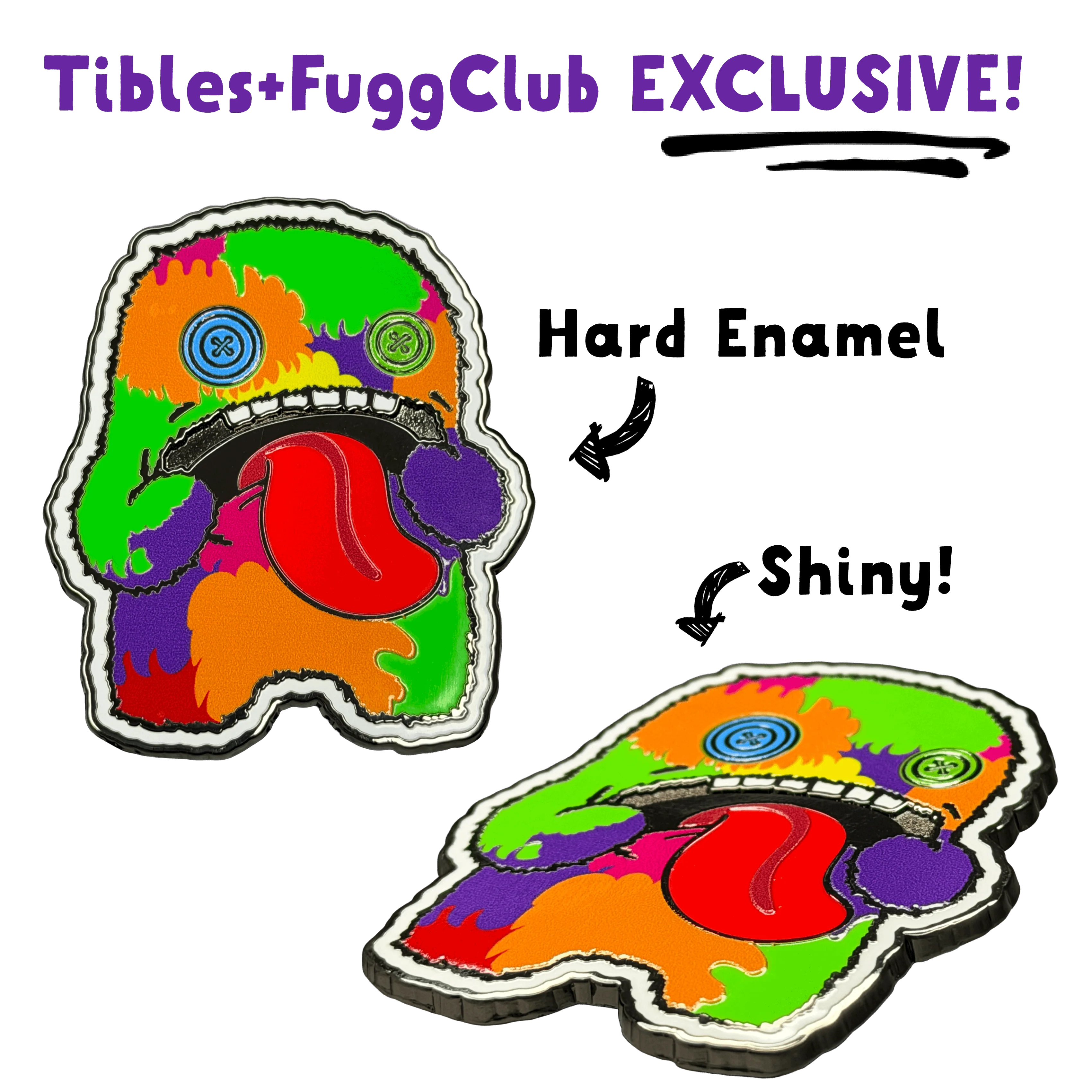 Oogah Boogah Hard Enamel Pin - Image 3